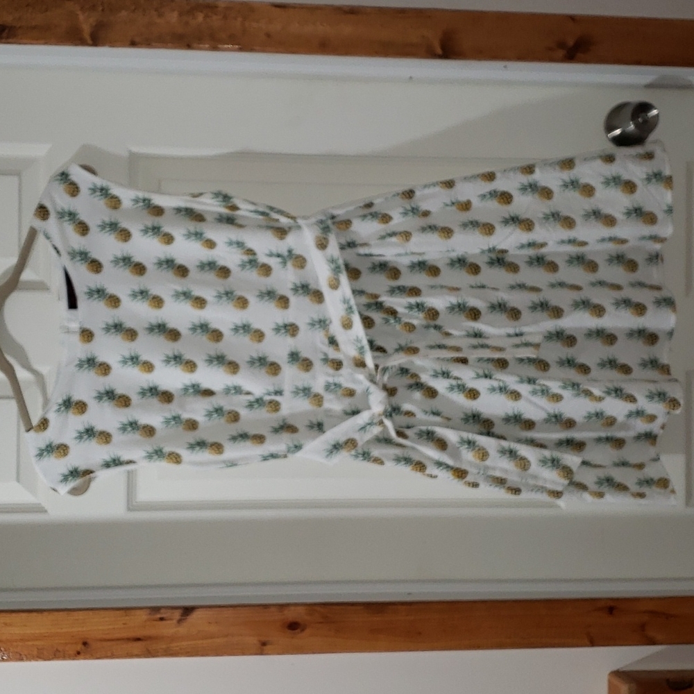 Modcloth brand SM Wardrobe pineapple dress